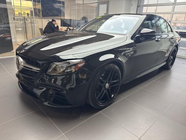 used 2018 Mercedes-Benz AMG E 63 car, priced at $52,000