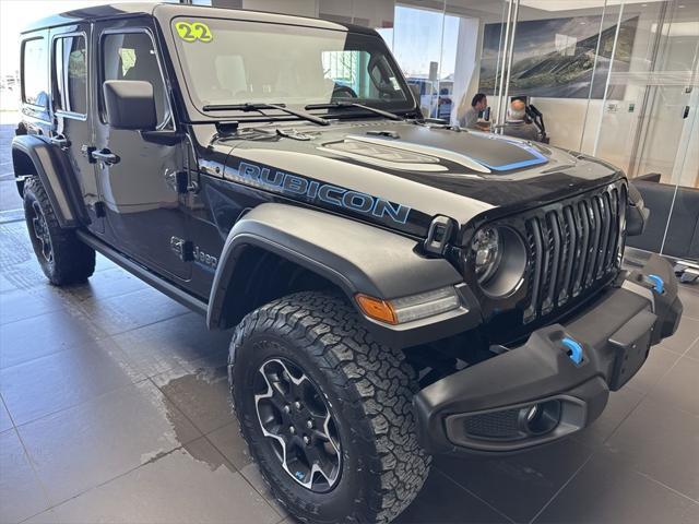 used 2022 Jeep Wrangler Unlimited 4xe car, priced at $35,587