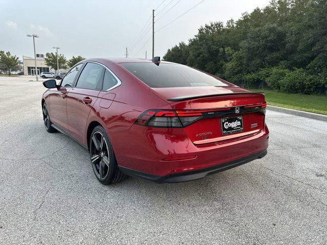 new 2024 Honda Accord Hybrid car, priced at $33,081