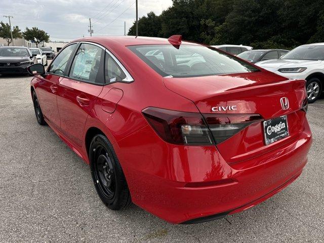 new 2025 Honda Civic car, priced at $26,395