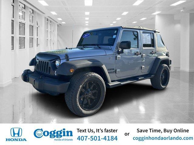 used 2017 Jeep Wrangler Unlimited car, priced at $19,980