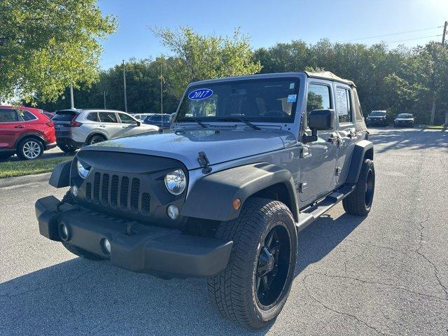 used 2017 Jeep Wrangler Unlimited car, priced at $22,583