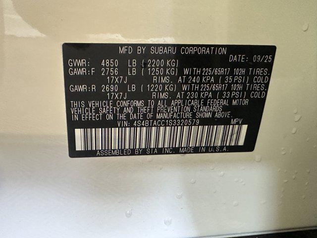 new 2025 Subaru Outback car, priced at $34,045