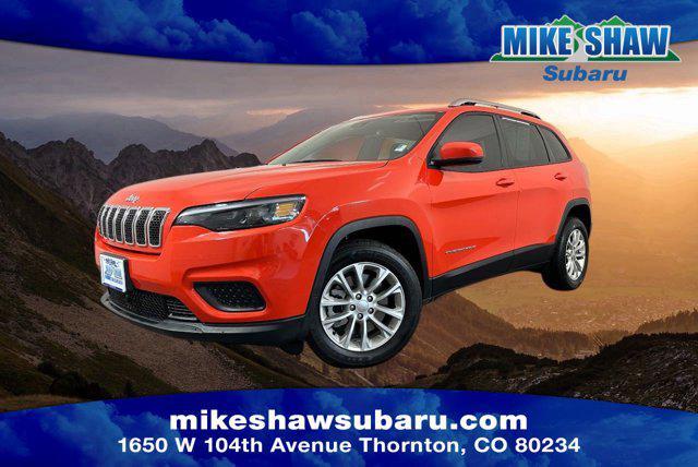 used 2021 Jeep Cherokee car, priced at $18,329