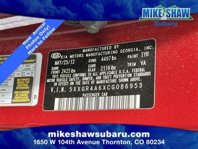 used 2012 Kia Optima car, priced at $7,780