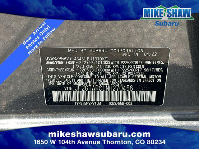 used 2022 Subaru Crosstrek car, priced at $25,725