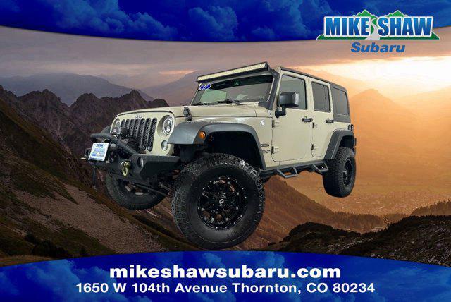 used 2017 Jeep Wrangler Unlimited car, priced at $19,311