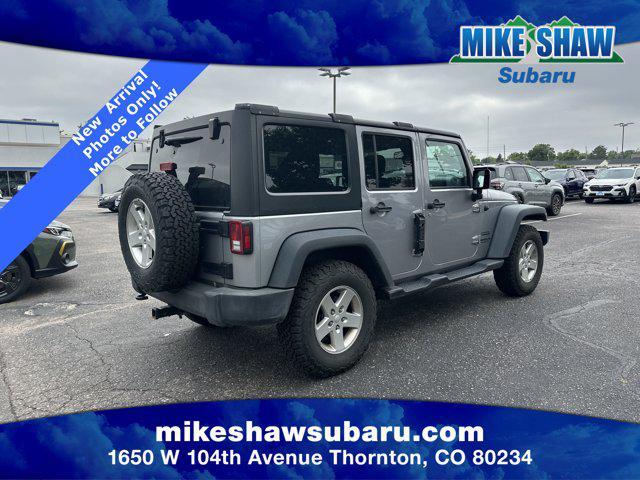 used 2016 Jeep Wrangler Unlimited car, priced at $19,482