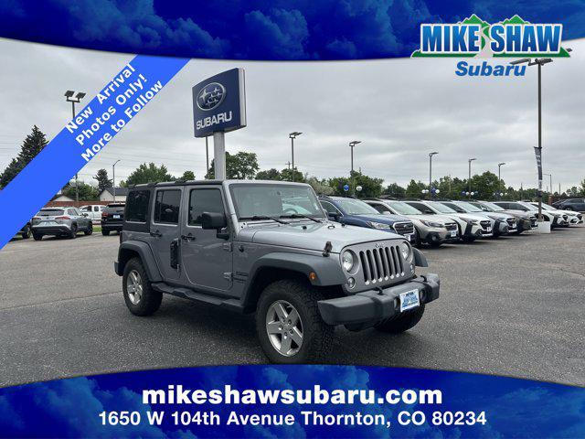 used 2016 Jeep Wrangler Unlimited car, priced at $19,482