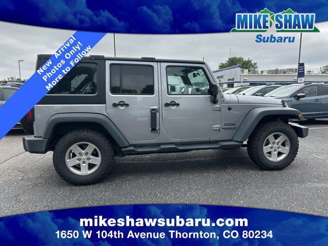 used 2016 Jeep Wrangler Unlimited car, priced at $19,482