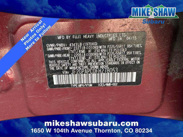 used 2015 Subaru XV Crosstrek car, priced at $13,417