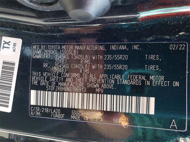 used 2022 Toyota Highlander car, priced at $40,140