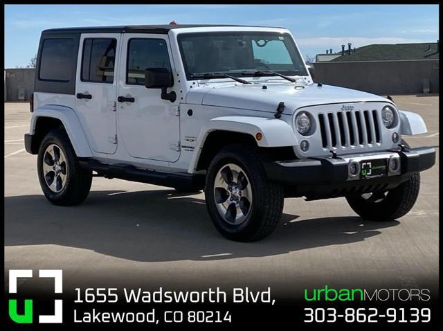 used 2017 Jeep Wrangler Unlimited car, priced at $23,990