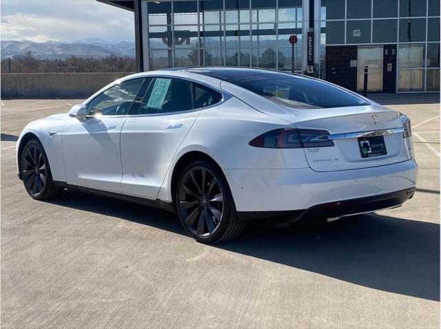 used 2015 Tesla Model S car, priced at $18,490