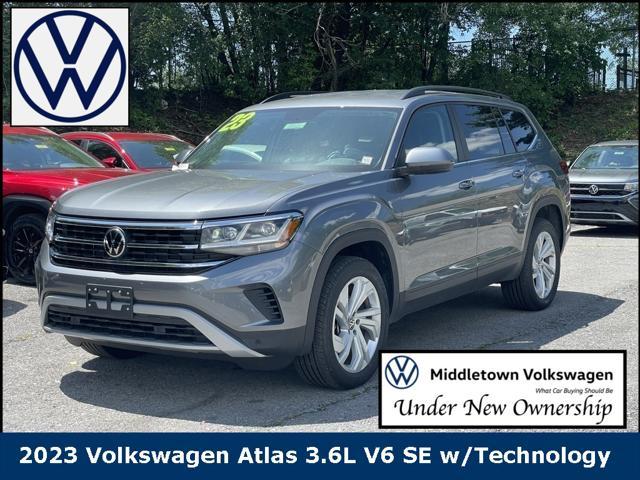 used 2023 Volkswagen Atlas car, priced at $35,250