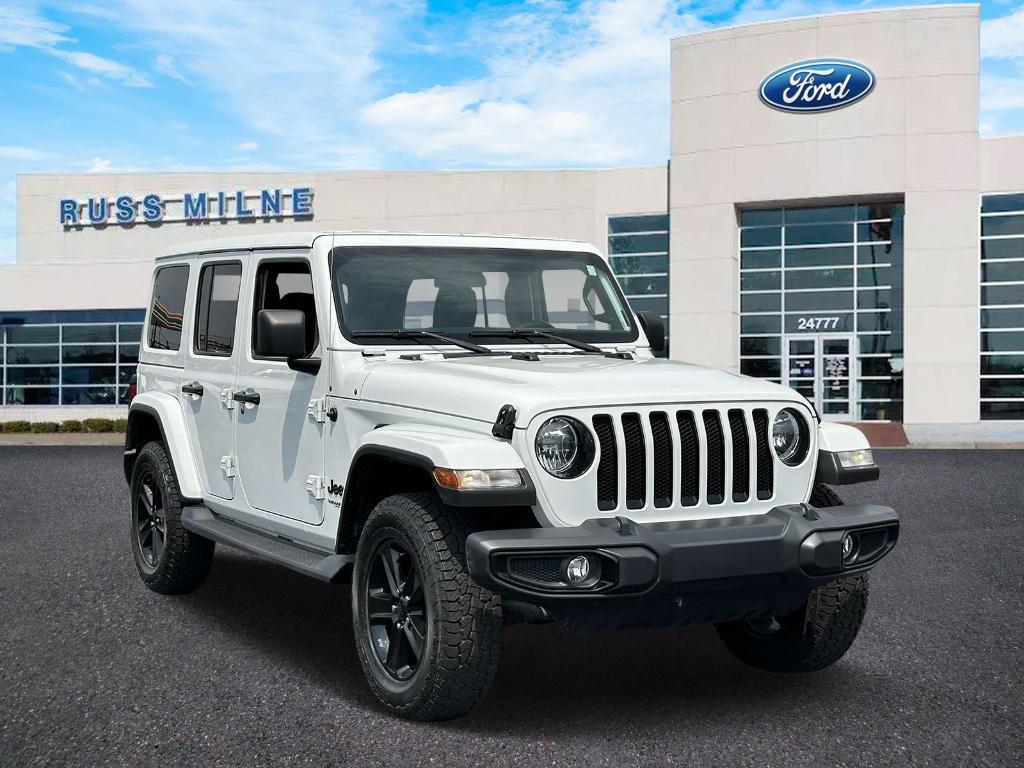 used 2021 Jeep Wrangler Unlimited car, priced at $34,995