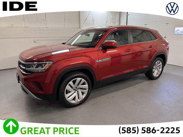 used 2021 Volkswagen Atlas Cross Sport car, priced at $25,990
