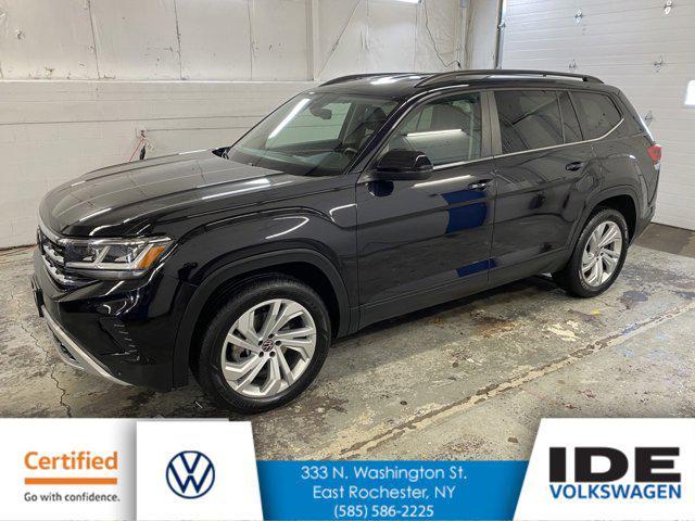 used 2021 Volkswagen Atlas car, priced at $27,490