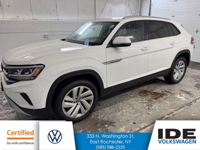 used 2021 Volkswagen Atlas Cross Sport car, priced at $27,490