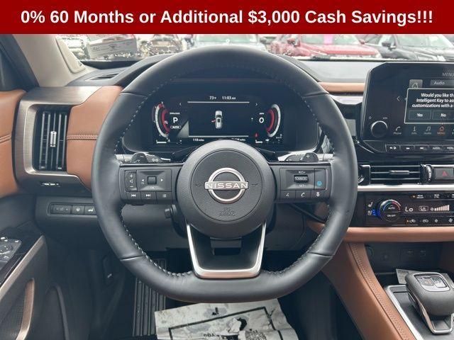 new 2025 Nissan Pathfinder car, priced at $49,852