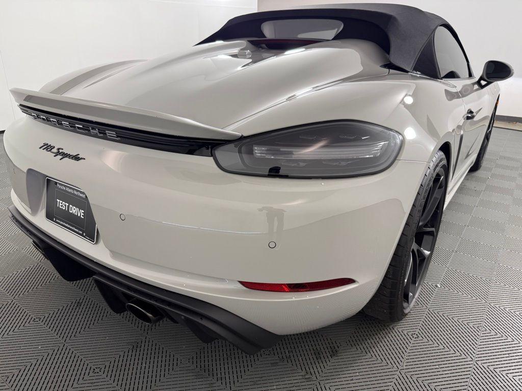 used 2021 Porsche 718 Spyder car, priced at $124,995