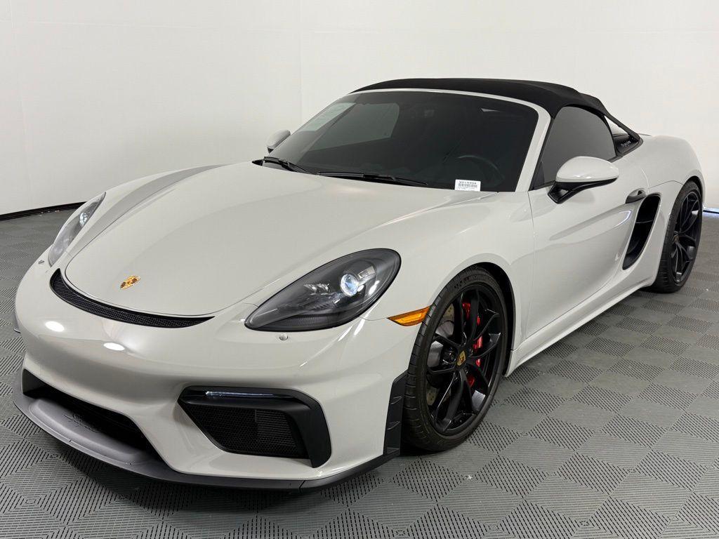 used 2021 Porsche 718 Spyder car, priced at $124,995