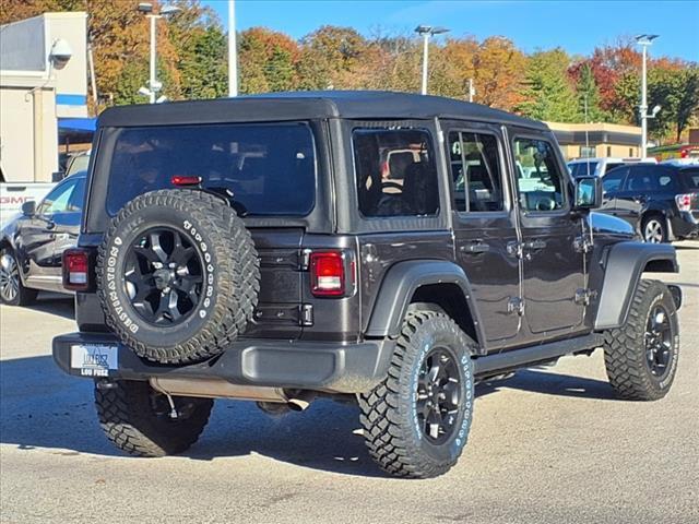 used 2021 Jeep Wrangler car, priced at $30,493