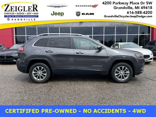 used 2021 Jeep Cherokee car, priced at $26,180