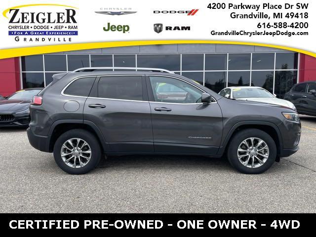 used 2021 Jeep Cherokee car, priced at $23,928