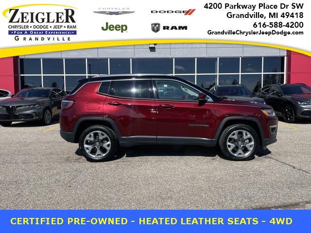 used 2021 Jeep Compass car, priced at $22,600