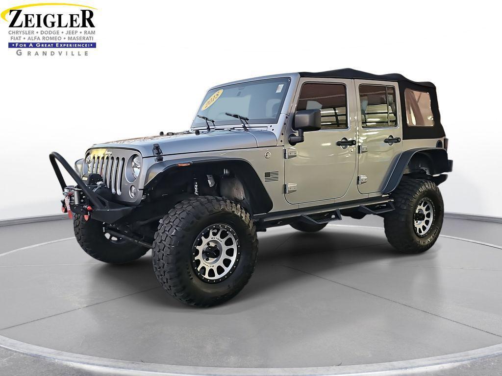 used 2018 Jeep Wrangler JK Unlimited car, priced at $20,994
