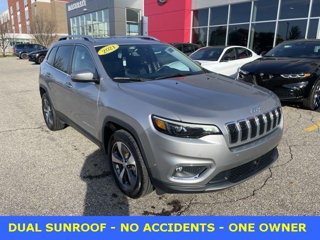 used 2021 Jeep Cherokee car, priced at $26,900