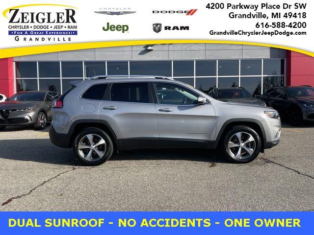 used 2021 Jeep Cherokee car, priced at $27,400
