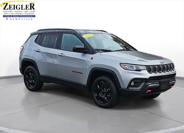 used 2023 Jeep Compass car, priced at $23,500