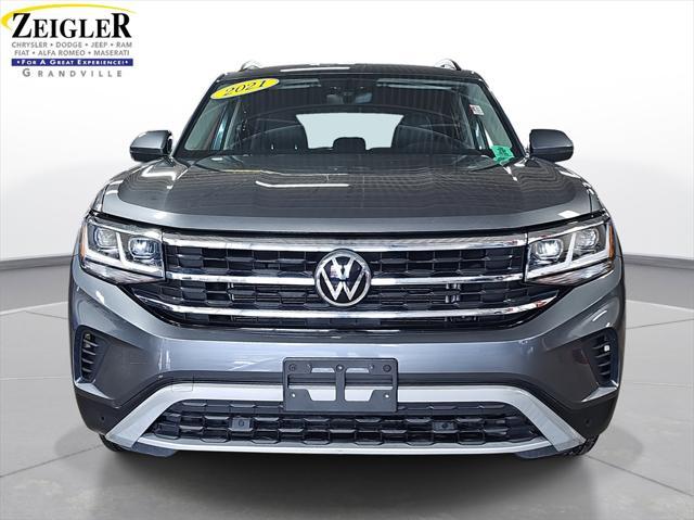 used 2021 Volkswagen Atlas car, priced at $27,900