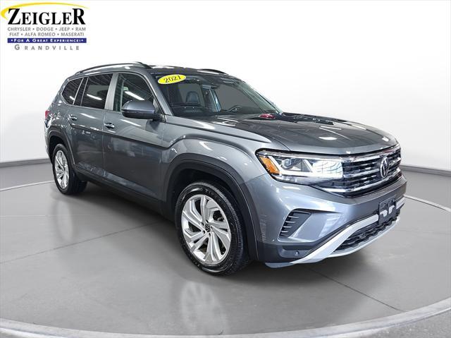 used 2021 Volkswagen Atlas car, priced at $27,900