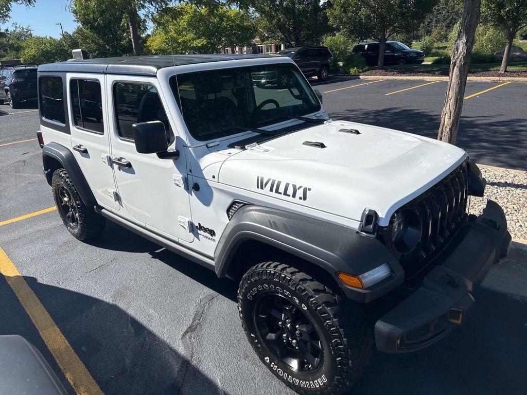 used 2021 Jeep Wrangler car, priced at $34,500