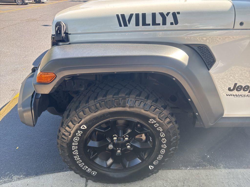 used 2021 Jeep Wrangler car, priced at $34,500