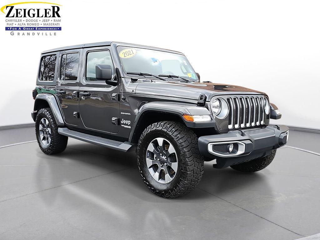 used 2021 Jeep Wrangler Unlimited car, priced at $32,500