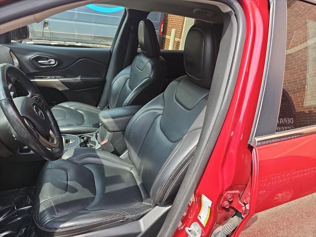 used 2017 Jeep Cherokee car, priced at $14,000