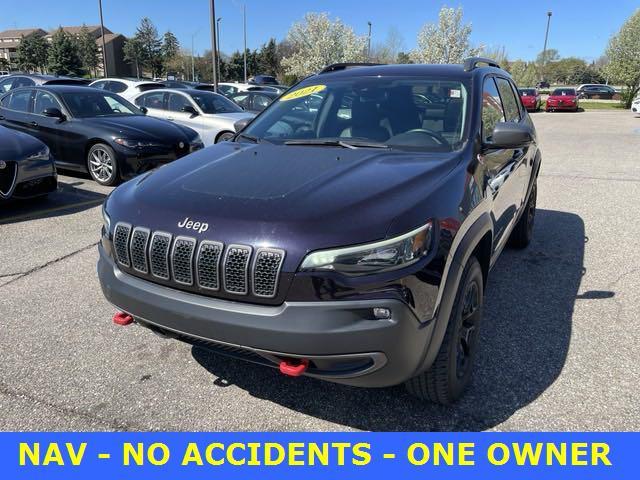 used 2021 Jeep Cherokee car, priced at $28,500