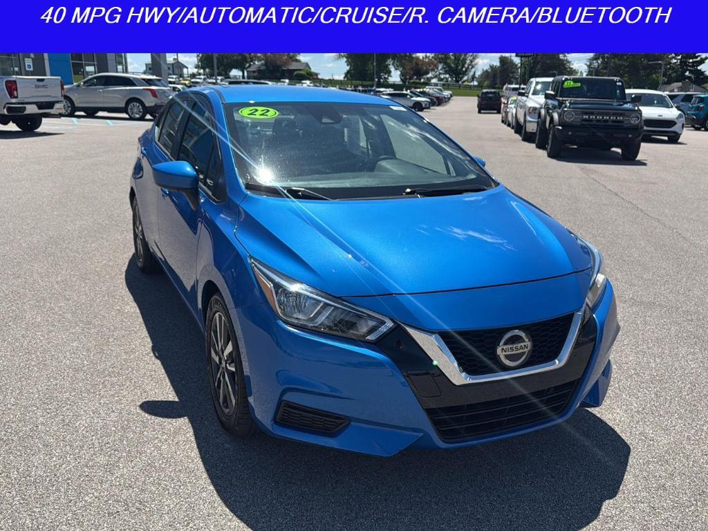 used 2022 Nissan Versa car, priced at $16,895