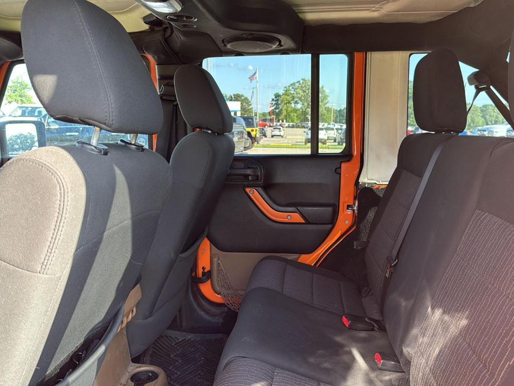 used 2012 Jeep Wrangler Unlimited car, priced at $15,000