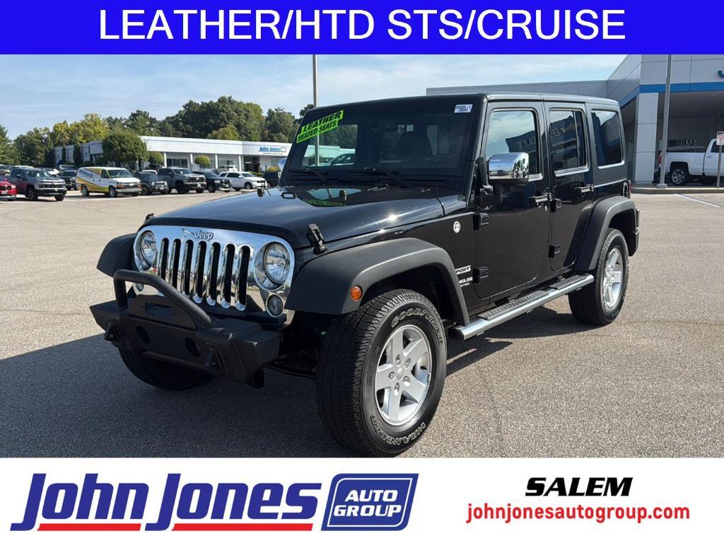 used 2016 Jeep Wrangler Unlimited car, priced at $18,595