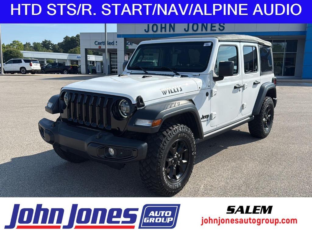 used 2022 Jeep Wrangler Unlimited car, priced at $31,445