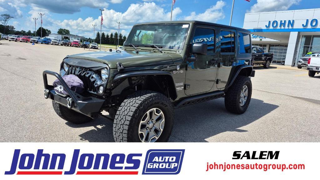 used 2016 Jeep Wrangler Unlimited car, priced at $21,745