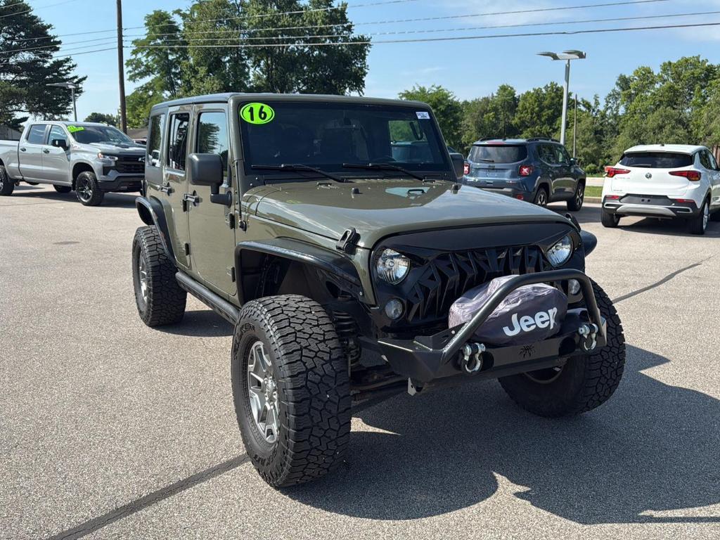 used 2016 Jeep Wrangler Unlimited car, priced at $20,995