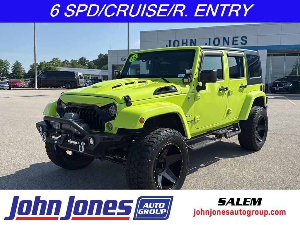 used 2016 Jeep Wrangler Unlimited car, priced at $22,995