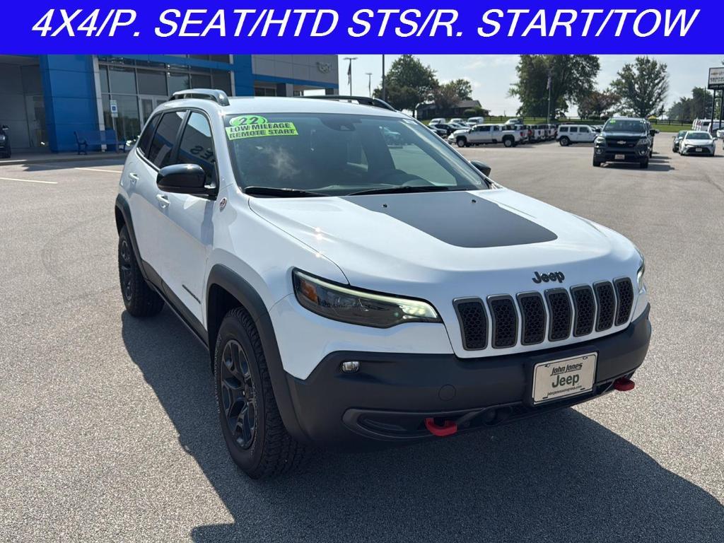 used 2022 Jeep Cherokee car, priced at $28,495