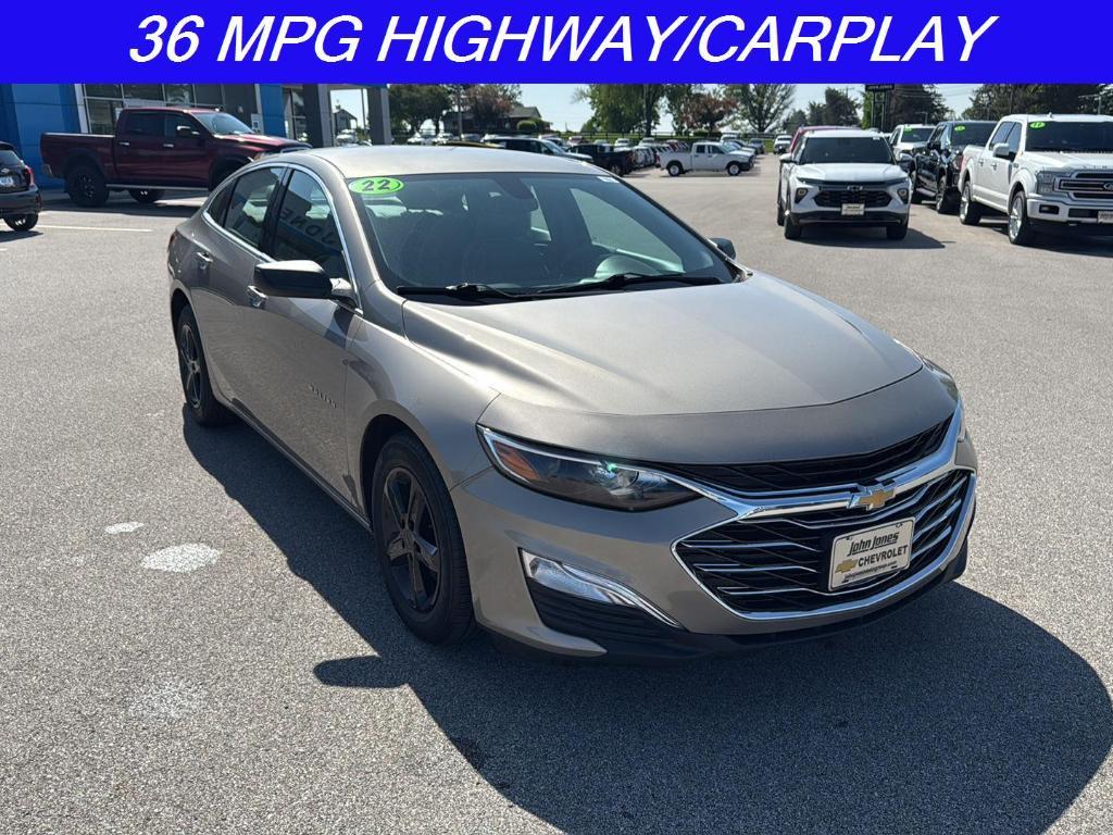 used 2022 Chevrolet Malibu car, priced at $15,375